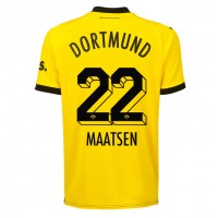 Billiga Borussia Dortmund Ian Maatsen #22 Hemma fotbollskläder 2023-24 Kortärmad